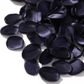 Dark blue burnt edge silk rose petals scattered on white background for wedding decor - Royal Blue (55)