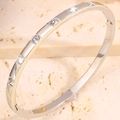 【142】silver Rectangular Diamond