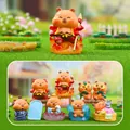 Kapybara themed blind box figures set including 6 standard and 1 hidden variant - 80233zhabalabox6 / Whole Box