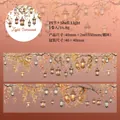 Garden lamp PET tape with shell light finish featuring vintage street lamps and leaves - Garden Light