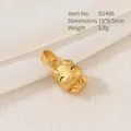 Cartoon pig zodiac pendant in matte gold finish, 19x9.5mm DIY jewelry accessory - D1486 (Pig)