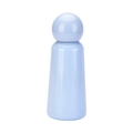 Tasse thermique minimaliste bleu clair en acier inoxydable avec couvercle sphérique - Style Bleu Ciel