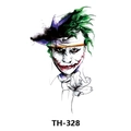 Waterproof Joker watercolor temporary tattoo sticker artistic design for body art TH-328 - Th-328 / 210*148mm