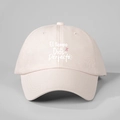 Casquette de baseball en coton rose avec texte El tiempo de Dios es Perfecto imprimé - Poche zippée