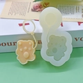 Silikonform im Luftballon-Bär-Design für DIY-Kuchen, Fondant und Harz-Basteleien - Ballonbär (657)