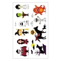 Waterproof Halloween cartoon temporary tattoo stickers for kids, EC-811 vampire and ghost - Cartoon Classic Monster Characters (EC-811)