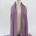 Elegant lilac purple chiffon hijab scarf with lightweight texture on display - 3