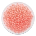 Pink acrylic beads-in-beads for DIY jewelry making and handmade necklace projects - Transparent Light Green Round Beads