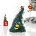 Dettaglio dell'albero di Natale musicale animato con campanello d'oro e frange - Albero Oscillante Musicale [Stile Campanella]