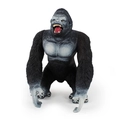 Realistic black gorilla animal figure with detailed fur texture and roaring expression - L127 Roaring Gorilla