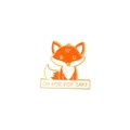 Broche en émail renard orange avec bannière texte Oh For Fox Sake pour vêtements - Style de Renard Orange Drôle (XZ4036)