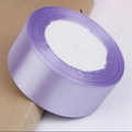 Roll of 4cm light purple satin ribbon for DIY crafts and elegant gift wrapping decoration - Light Purple