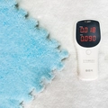 Eco-friendly light blue plush foam floor mat with safety HCHO and TVOC level testing - Blue