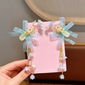 Haarspangen mit blau-gelben Blumen, Schleifen und Maiglöckchen-Quasten im Set - Bestseller / 4# Blaues Maiglöckchen-Stil (4# Blaues Maiglöckchen-Quasten-Haarclip 1 Paar)