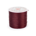 Deep red strong and stretchy crystal string for DIY jewelry and beaded bracelets - 0.6mm*50m / Burgundy