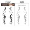 Adesivo per tatuaggio capelli impermeabile ED-010 per un attaccatura dei capelli naturale - ED-010 / 11*18cm