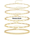 Bracelet Dix-neuf Or 16+5cm