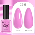 LILY'CUTE pink gel polish X065 with glossy and matte effects in 7ml UV LED soak off bottle - Pink (65)