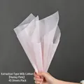 Pink milk cotton texture florist paper sheets for Christmas gift bouquet wrapping - 43*56cm (45pcs/Pack) / Honey Pink