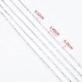 Catena a barre e maglie in acciaio inossidabile argento, barre lunghe 1,45 cm - 1 Metro/Confezione / Colore Acciaio-14.5mm