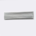 Breathable wide grey cotton sports sweatband for running and outdoor fitness activities - Smoke