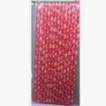 Christmas paper straws in vibrant red with white snowflake pattern for holiday party - Snowflake Straws