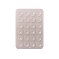 Translucent rectangular 24-cup silicone mold for chocolate candy or ice cubes - Thickened Style (24-Suction Cup) / Clear