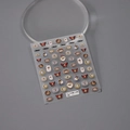 Vintage surrealist lover's eye embossed nail stickers TS-2796 with retro eye patterns - Lover's Eye New Embossed TS-2796