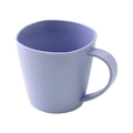 Bicchiere porta spazzolino minimalista lilla chiaro con manico ergonomico e opaco - Viola