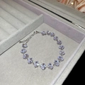 No.37 Silver White Bracelet