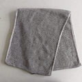 Sciarpa grigia in maglia con trama classica a coste in morbido cashmere sintetico - Grigio