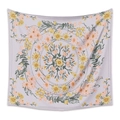 Detail of yellow and orange mandala floral pattern on soft purple bohemian tapestry - 73X95CM (Cross-border Brushed) / LT073-2 (Yellow/Orange Mandala)
