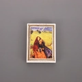 3D resin fridge magnet featuring a classic oil painting design in vintage rectangle style - Frame - The Blind Girl