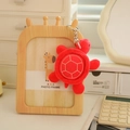 Cute red plush sea turtle keychain pendant with soft texture for bag decoration - Red Style (Style 34) / 10cm