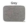 Custodia impermeabile grigia per cinturini smartwatch con chiusura a zip in metallo - Grigio (senza maniglia, senza tasca a rete)