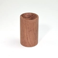 Diffuseur d'huiles essentielles en bois naturel, forme cylindrique avec grain brun foncé - Palissandre du Brésil Diffuseur Rond