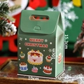 Weihnachtsgeschenk Papierschachtel tragbar süßes Kuchenmuster Süßigkeiten Kekse Verpackung - Kuchen*10*10*6cm