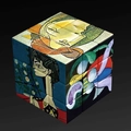 3x3 Magic cube puzzle with colorful artistic Pablo Picasso oil painting patterns - Masterpiece Collection - Picasso