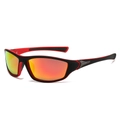 C9 Matte Black Frame Red Legs Red Mirror
