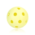 Standard 72mm yellow indoor pickleball with 26 holes for professional practice - Light Yellow