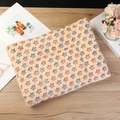 Detailed plush pet blanket with yellow and orange stars on a warm wooden background - 32*25cm (Within 1.5kg) / Coffee Star