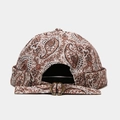 Gorro miki con estampado de cachemira marrón y hebilla ajustable vista trasera - M (56-58cm) / Beige