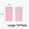 Pink 10x6cm sofa cushion non-slip adhesive pads in large size 10 pairs pack - 10 Pairs Set / 6x10cm (Upgraded) / Pink