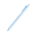 Light blue retractable ballpoint pen with matte finish and matching pocket clip - Sky Blue