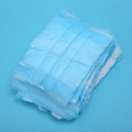 Pila di panni antipolvere monouso azzurri con materiale in fibra elettrostatica - Blu Puro Singolo Lato Ricambi (10 Pezzi)
