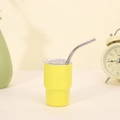 Yellow (3oz/Double-walled/With Straw)