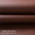 Vertical striped velvet flower wrapping paper in raw chocolate brown 53CMx4 Yards - Raw Chocolate