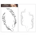 Adesivo per capelli impermeabile modello ED-021 con texture di capelli neri naturali - ED-021 / 11*18cm