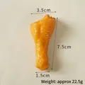 Modello realistico di coscia di pollo fritto artificiale in PVC, altezza 7,5 cm - Coscia di pollo cotta al sale da 7,5 cm (Lato singolo)
