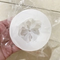 Stampo in silicone bianco per torte 3D e saponi con design a petali multistrato - 5411-Trasparente
